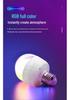 Wireless RGB LED Light Bulb with Magnet and Type-C Charging for Home, Camping, and Outdoor Use