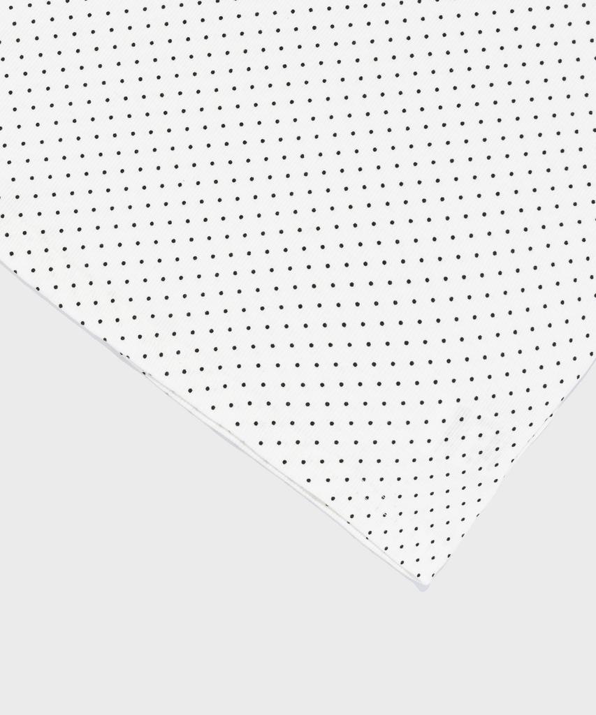 CARGOBROS FOR WOMAN Dot Pattern Short Sleeve T-Shirt (White)