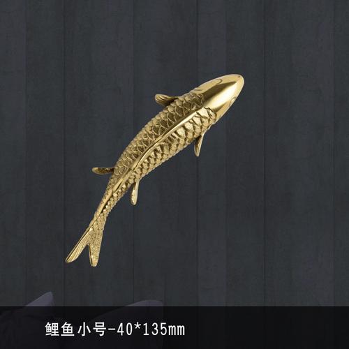 Goldene Wanddekoration Metall Hohl geschnitten Koralle Lotusblatt Fischteich Goldfisch Hintergrund Wandbehang Kupfer Anhänger Heimdekoration