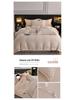 G5Z2025 Autumn/Winter Milk Velvet 4-Piece Solid Color Luxury Carved Bedding Set with Fitted Sheet.