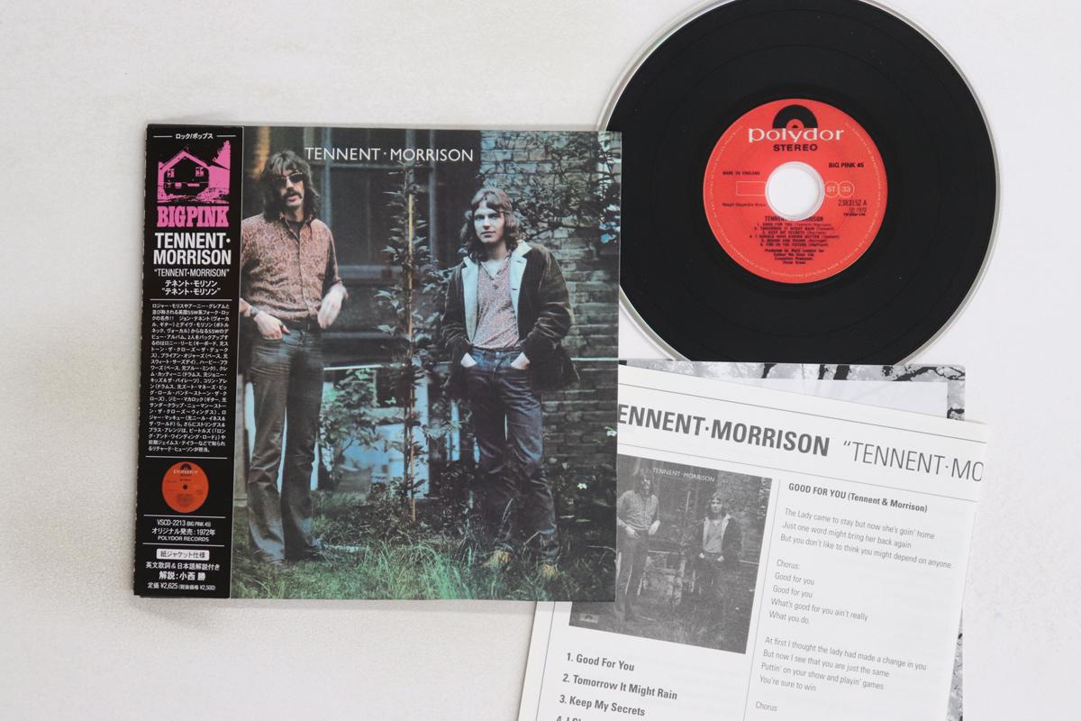 

CD TENNENT - MORRISON - Tennent-Morrison (paper jacket) VSCD2213 POLYDOR Japan Obi Rock Used