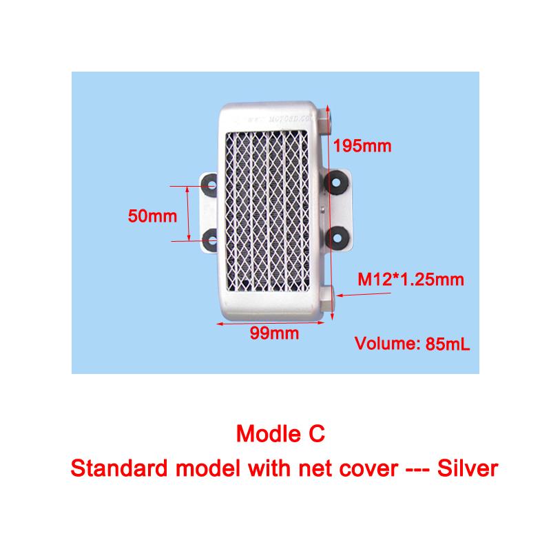 Universal Motorcycle Oil Cooler M12 Oil Delivery Interface Efficient Motorcycle Cooling Radiator Fit 80CC-250CC Engine Motocross