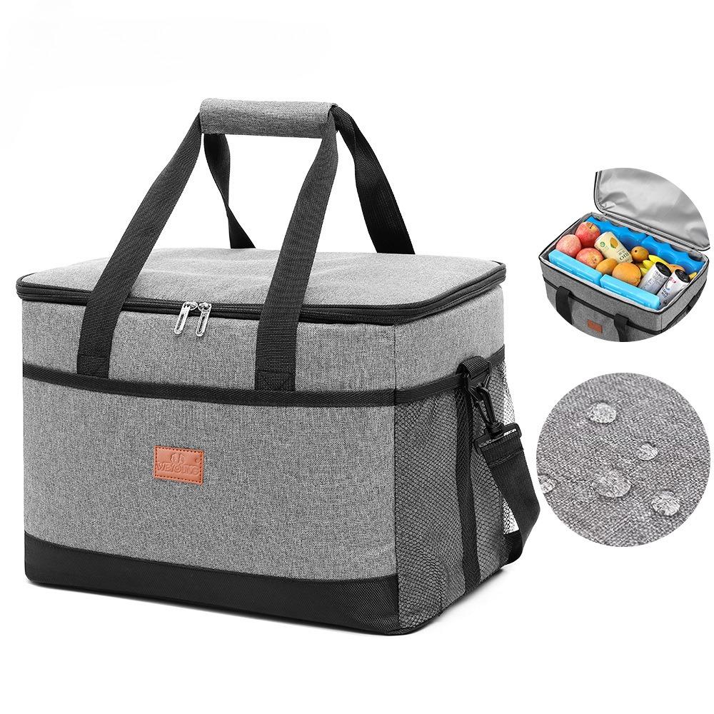 36L Cooler Bag Multifunctional Collapsible Sealed Leak-Proof Picnic Lunch Beer Bag For Outdoor Travel Camping Bbq Family Party