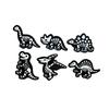 Dinosaur Skeleton Punk Brooch – Halloween Cartoon Animal Badge Accessory