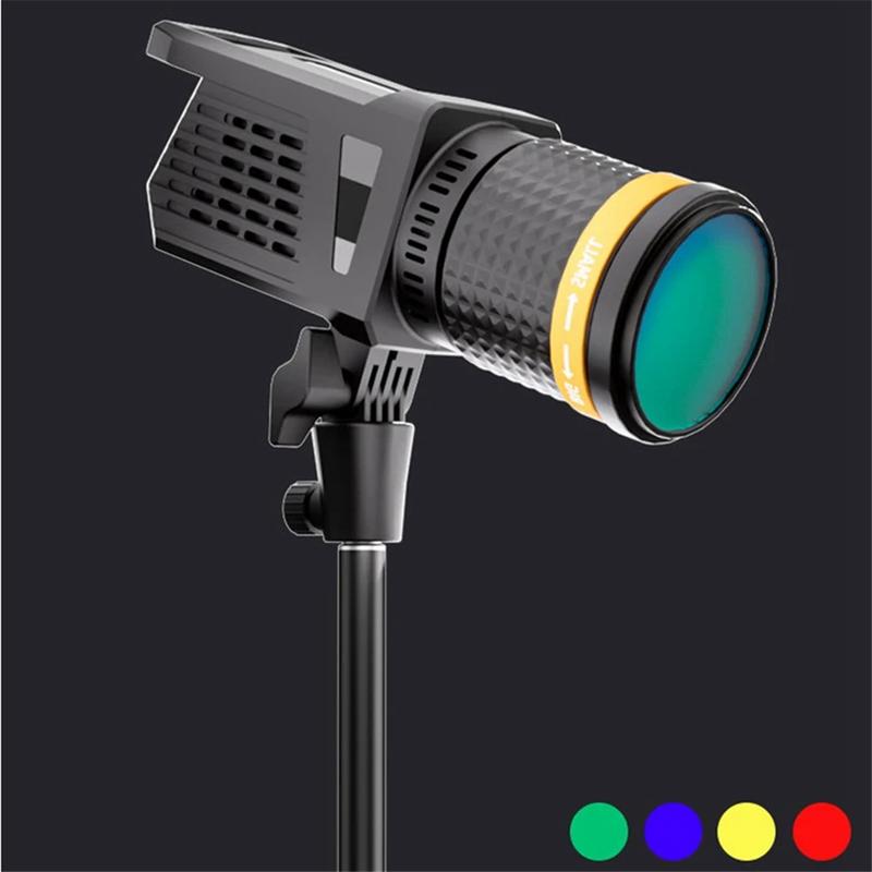 A04R-40W Luce LED per Fotografia Video 3000k-6000k Lampada Solare Bilanciata alla Luce del Giorno per Flash Ritratto Studio Live SPINA UE