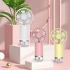 USB Rechargeable Handheld Mini Spray Fan for Dorms and Desktops