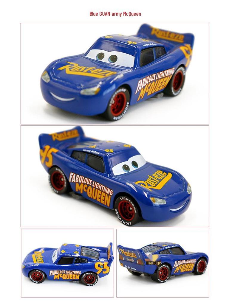 Cars 3 McQueen & Jackson Storm Alloy Model Toy