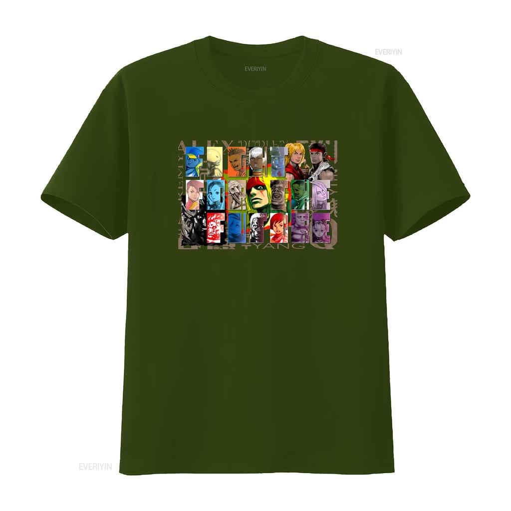 SF3 3rd Strike Cover Art Premium T shirt s for Him Her Arcade vintage Washed Top For Everyday Wear graphic fashion Comfortable
