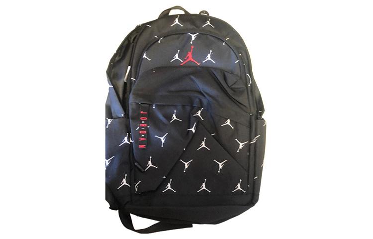 Jordan Polyester Laptop Bag Backpack Medium Unisex Black Ha6473-900 Medium