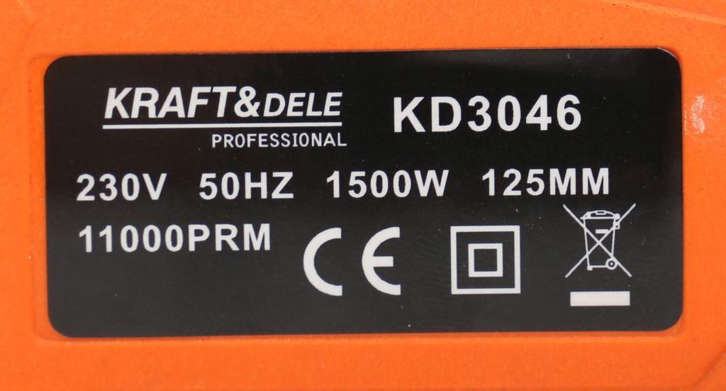 1500W 125mm Angle Grinder KD3046
