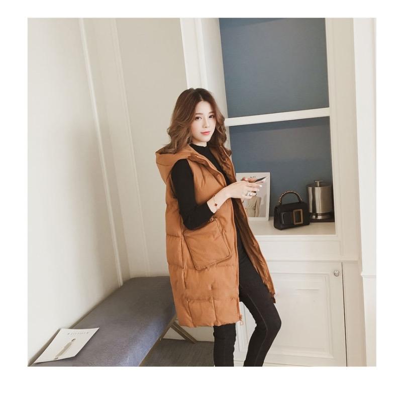 Down Cotton Vest Jacket for Women