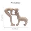 1Pc Resin Cute Puppy And Owner Craft Figurine Desktop Ornament Statue Model Indoor Home Office Decoration Pet Sculpture For Gift