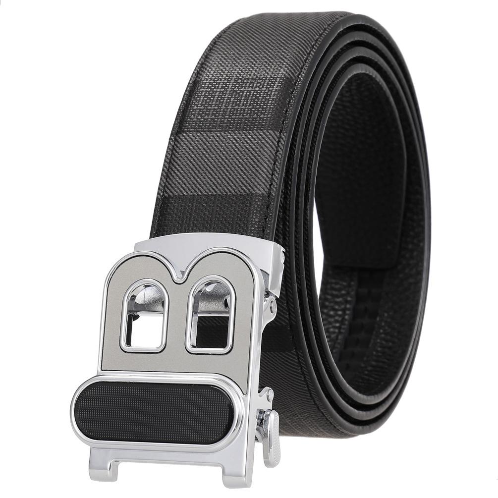 1Pcs Acessórios para cinto de cintura masculino, fivela automática Cinto de couro de vaca Ly36-35037-5