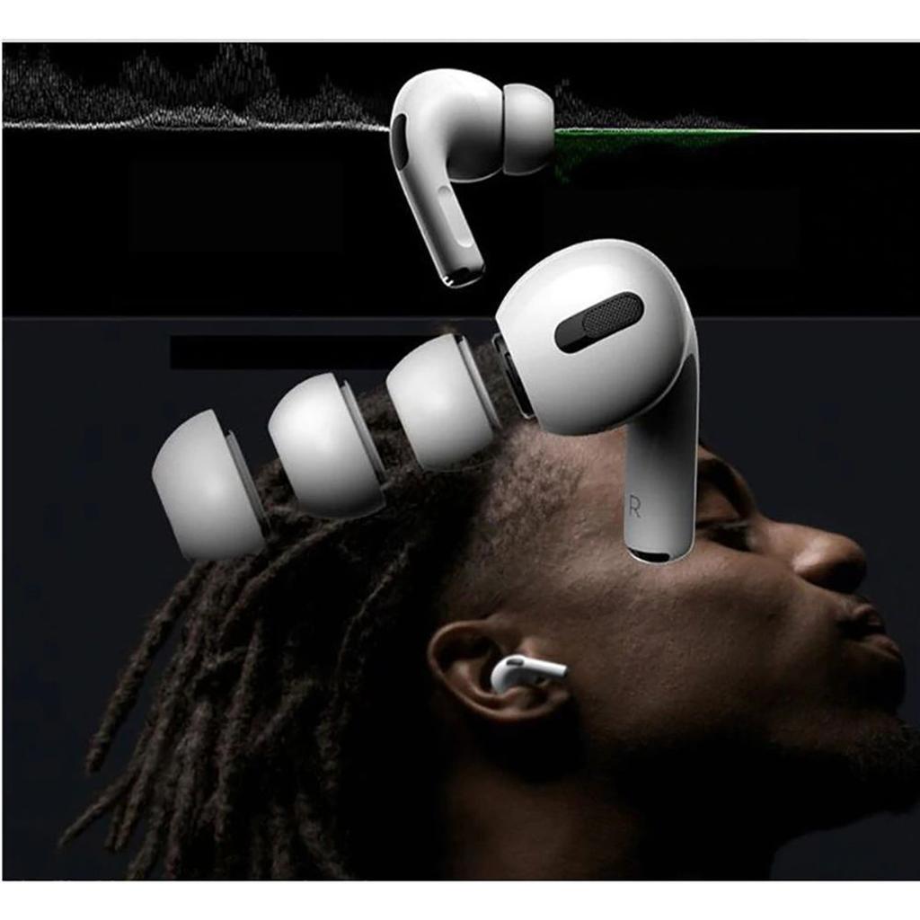 Ohrpolster für AirPods Pro 3 in den Größen S / M / L weiß - 6 Stück