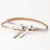 Frühling/Sommer Damen PU Leder Dünner Taillengürtel - Vielseitig Mehrfarbig Dekorativ für Kleider & Anzüge