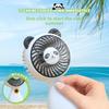 Cartoon Handheld Mini Fan With Usb Charging For Kids And Students