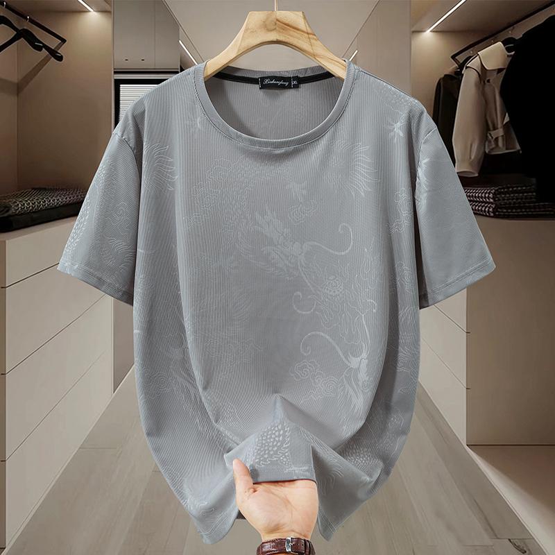 Plusstorlek 5XL-13XL Oversized T-shirt för Män Sommartoppar Mode Kortärmad T-shirt Sommar Herrkläder