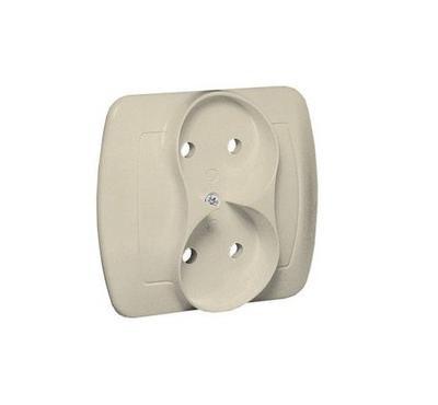CHORD SOCKET 2-FOLD B/U BEIGE - E131AA-KN079