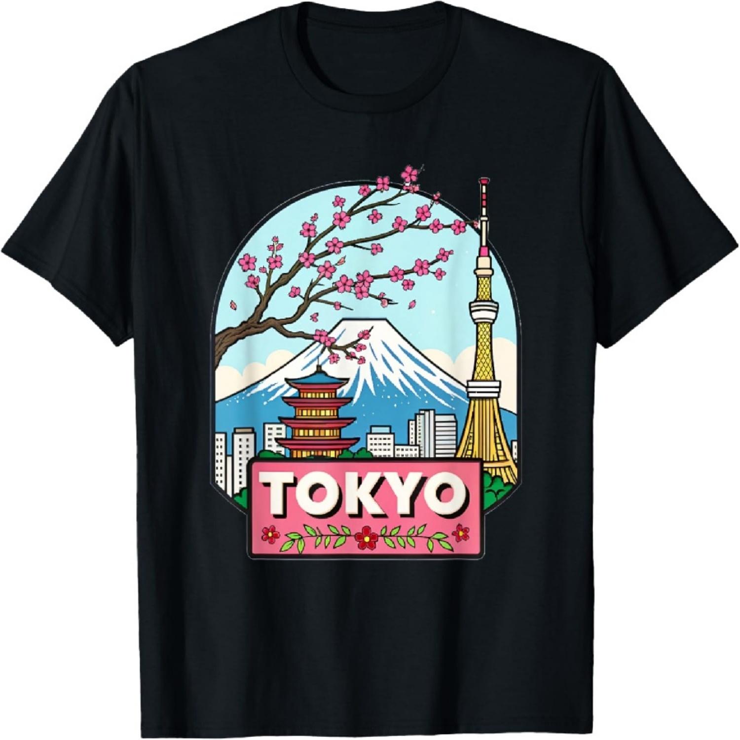 

Beautiful Detailed Tokyo Cityscape Design T-Shirt XXXXXL чорний