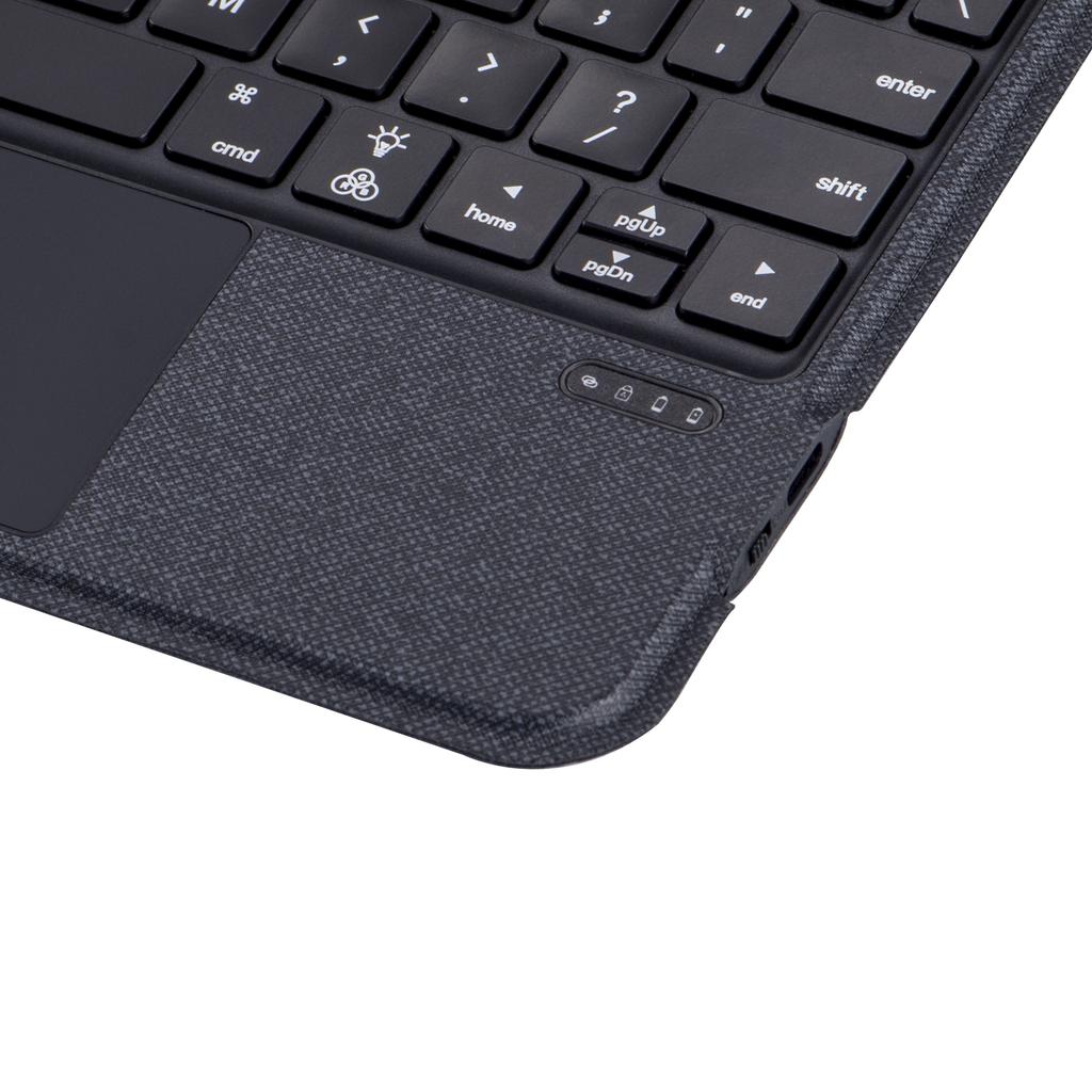 For Wireless Split Keyboard Case for iPad Air 4/5/Pro 10th Gen 2022 TPU Pencil Holder LED Backlit