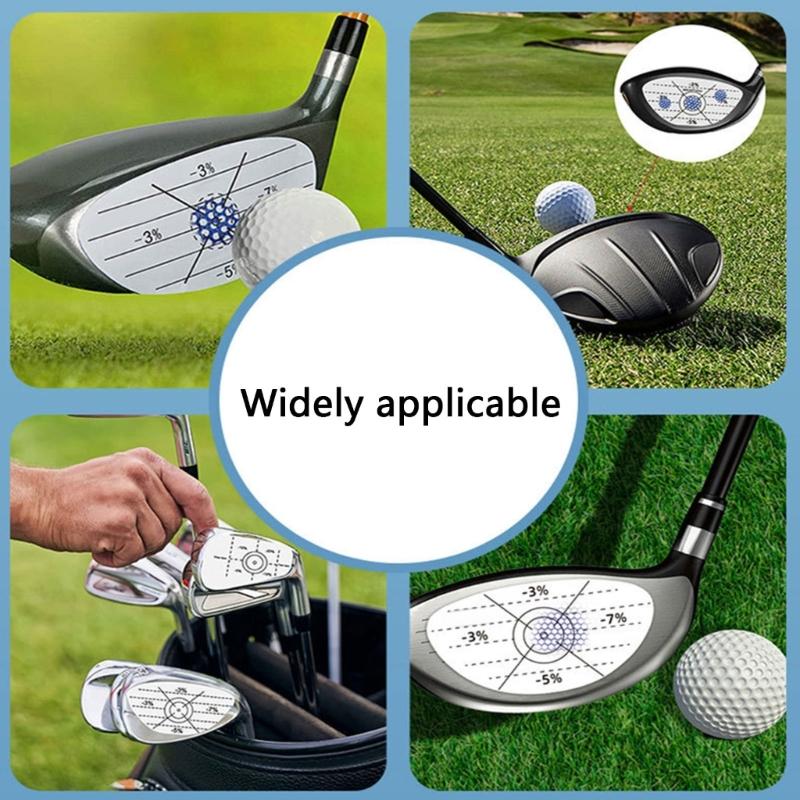 50pcs Golf Training Practice Aids Labels Putter and Iron Stickers Golf Impact Tape for Training Equipment