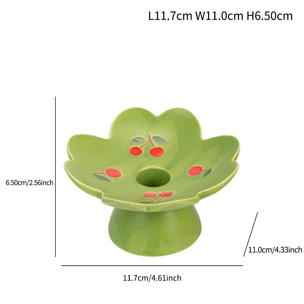 Creative Romantic Ceramic Candlestick for Fresh Desktop Decoration