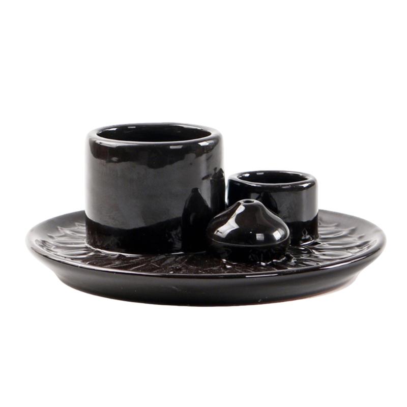 Multifunction Ceramics Incenses Holders for Stick Cones Sages Ashes Catchers Set