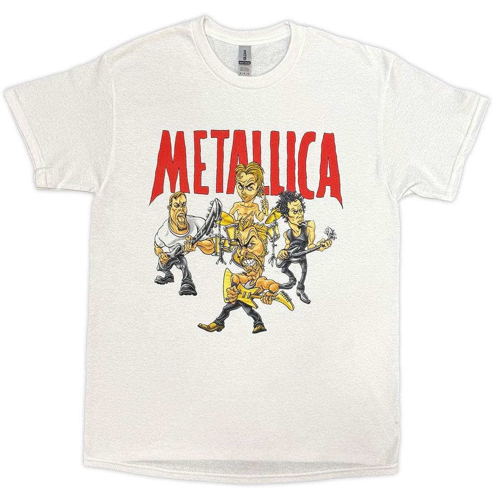Metallica Unisex Adult Load Chavez Cartoon T-Shirt