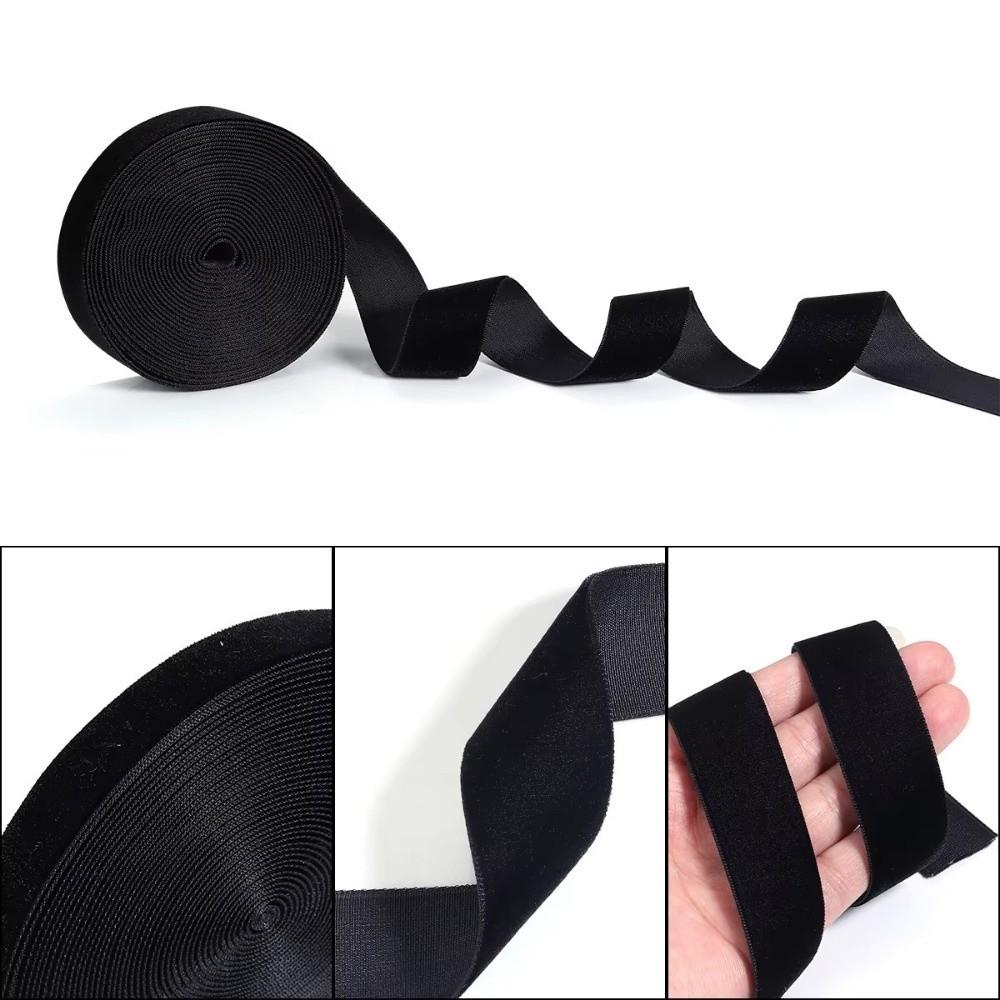 New 5 Yards Velvet Ribbon DIY Single-Sided Gift Wrapping Ribbon Handmade 6/10/15/20/25/40mm Velour Ribbons Bow Flower Bouquet