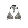 Love and Hate Zebra Bikini Top