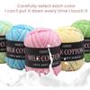 Multi Color Yarn Skein 7.7 Yards Acrylic Fiber Yarn Colorful Craft Use Yarn for Knitting Crocheting Sweaters Scarves Hats Dolls DIY Crafts