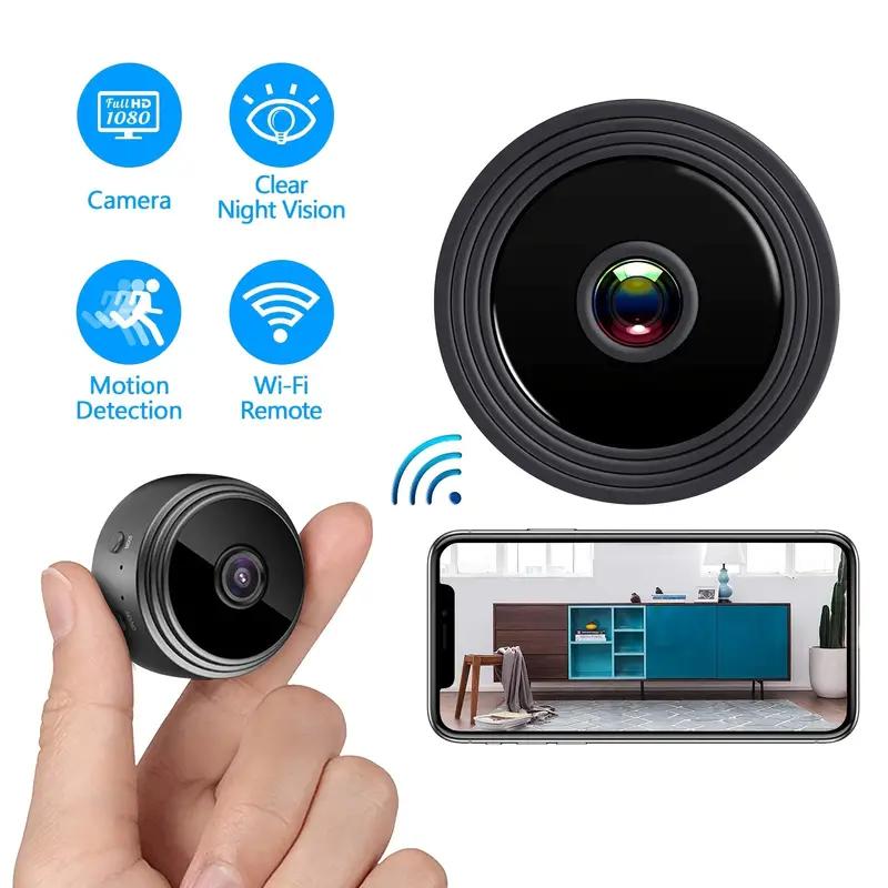 New A9 Mini Camera HD Night Vision Remote Monitoring Camera Security Protection Remote Monitor 1080P HD Wifi Camera Home Office