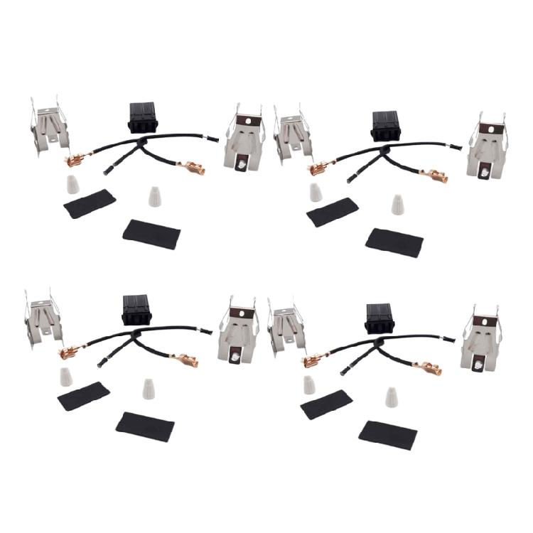 

4 Set Range Burners Receptacle Appliance Part Stove Connector for Enhancing Durability and Safety in Kitchen Appliances 1
