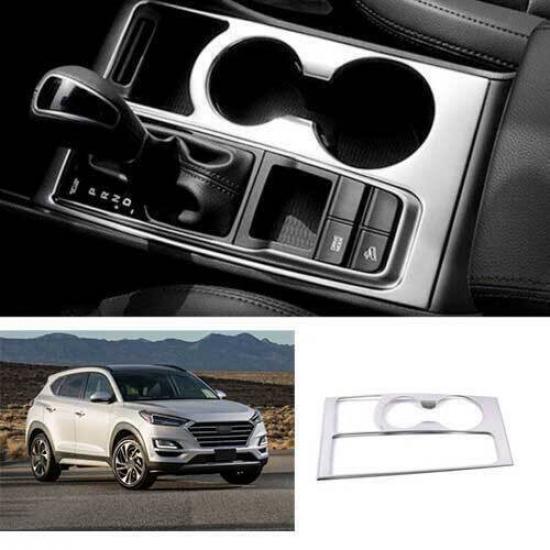 Для Hyundai Tucson 2016-2021 Серебристая Стальная Накладка Панели Селектора Переключения Передач Центральной Консоли