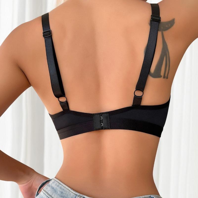 Bra size seamless bra without steel ring lace underwear English internal standard