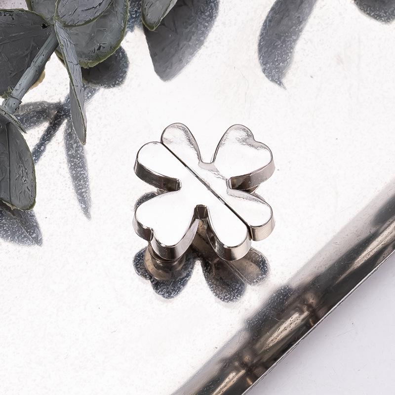 Set Cataramă Magnetică pentru Perdele în Formă de Inimă – Butoane Metalice Detașabile, Blocante de Lumină