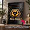 Custom Name Wolverhampton Wanderers 5D Diamond Painting Personalized Full Drill Diamond Art Kit Gift