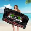 M-Metal M-Mulisha Microfiber Printed Beach Towel Mountain Climbing Yoga Beach Swimming Running Absorbent Soft Towel