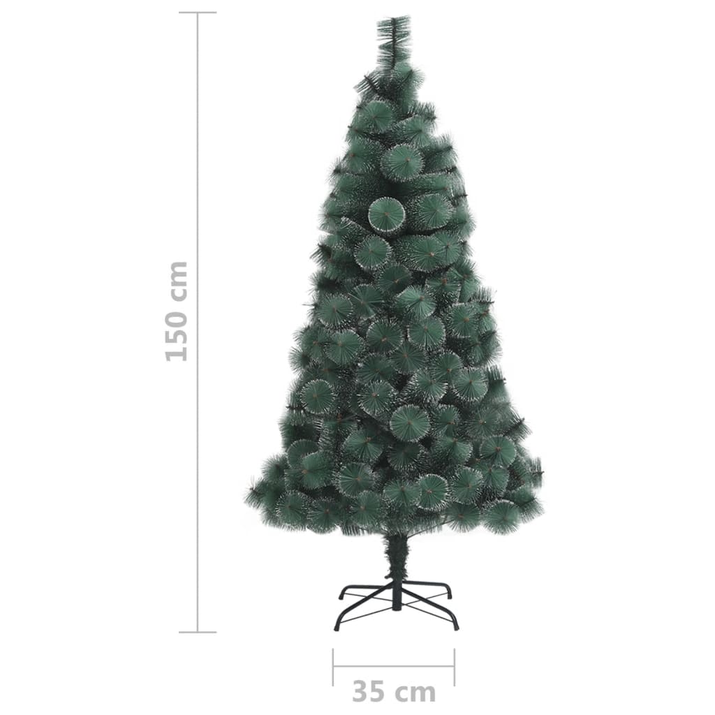 Vidaxl Sztuczna Choinka Ze Stojakiem, Zielona, 150 Cm, Pet