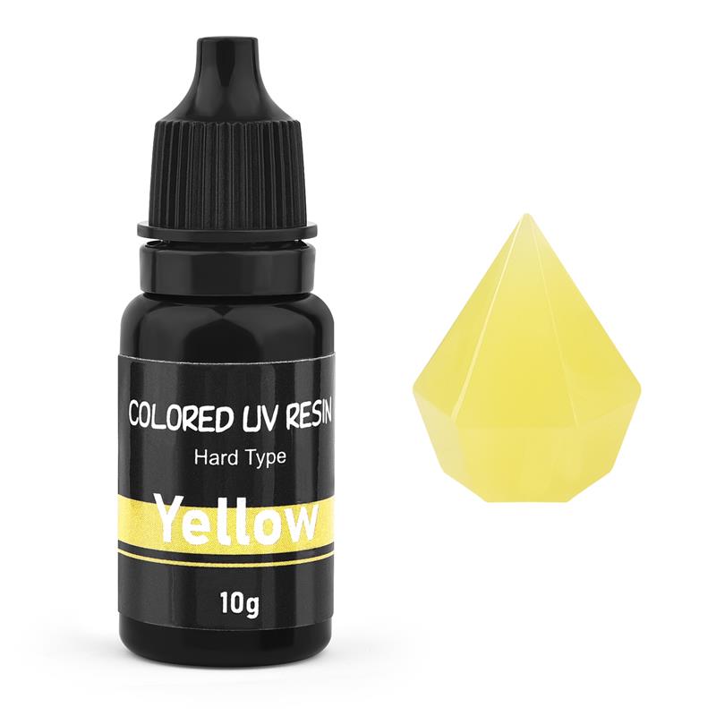 17 Colors UV Resin Glue 10ml Epoxy Glue Hard Ultraviolet Curing DIY UV Glue Color Resin Jewelry Making Quick Drying Glue Clear