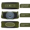 Silicone Case Cover for JBL Charge 5 Bluetooth Speaker, Travel Carrying Protective with Shoulder Strap for JBL Charge 5 Speaker
