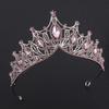 Baroque Queen Tiaras and Crowns Rhinestone Diadem for Bridal Princess Wedding Crown Hair Jewelry Party Birthday Accessories