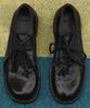 Wetheroad Wtrd1125 Henry Horse Leather 4-Hole Derby Shoes Black Wash