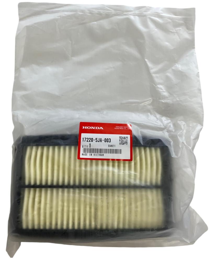 Genuine Honda Air Cleaner Part Number Element, 17220-5JA-003