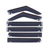 Jishi 01 Car Rain Guard: Wide & Thick Semi-Transparent Visor