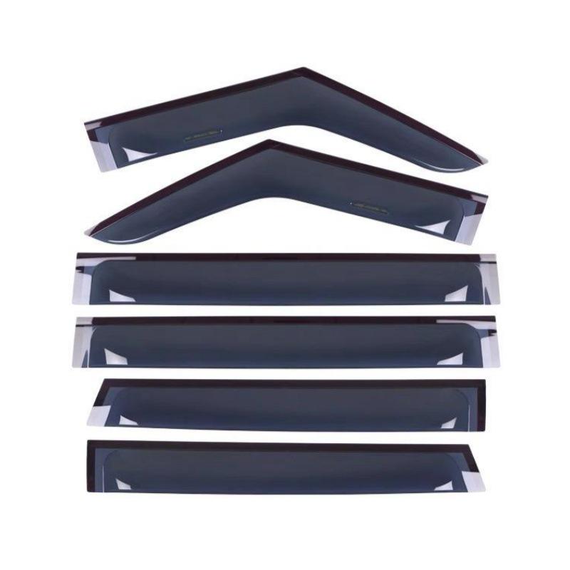 Jishi 01 Car Rain Guard: Wide & Thick Semi-Transparent Visor