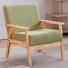 YIXI Nordic Solid Wood Leisure Armchair