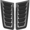 2pcs Universal Hood, Car Engine Vent Hood, Air Valve Cover Vent Hood, Car Exterior Parts for Focus RS MK2 (Carbon Fiber)