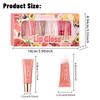 6PCS Julystar Moisturizing Lip Gloss Set Moisturizing Texture Non-stick Cup Dudu Lip Hose Lip Gloss Lip Glaze