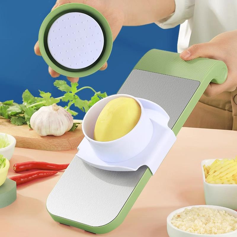 Multifunctional Vegetable & Potato Cutter: Household Stainless Steel Grater and Slicer Tool